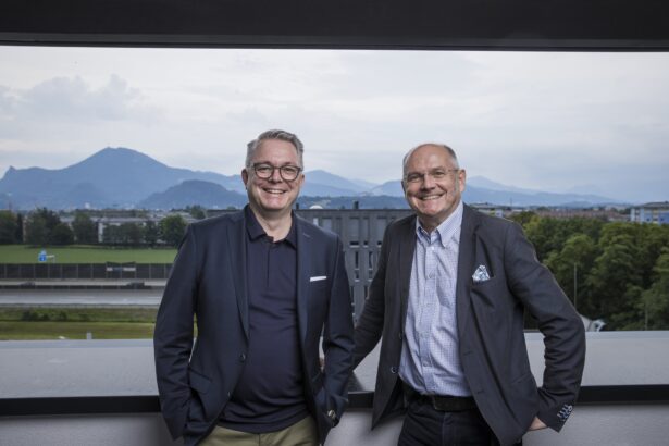 ServusTV-Programmchef Goetz Hoefer (l.) und Intendant Ferdinand Wegscheider (Foto: CALL Magazine/Christian Leopold)