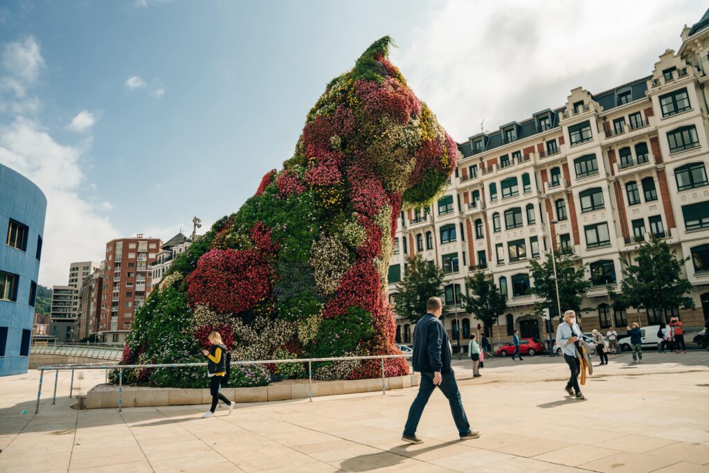 „Puppy“ von Jeff Koons, Bilbao, Spanien (Foto: Shutterstock)