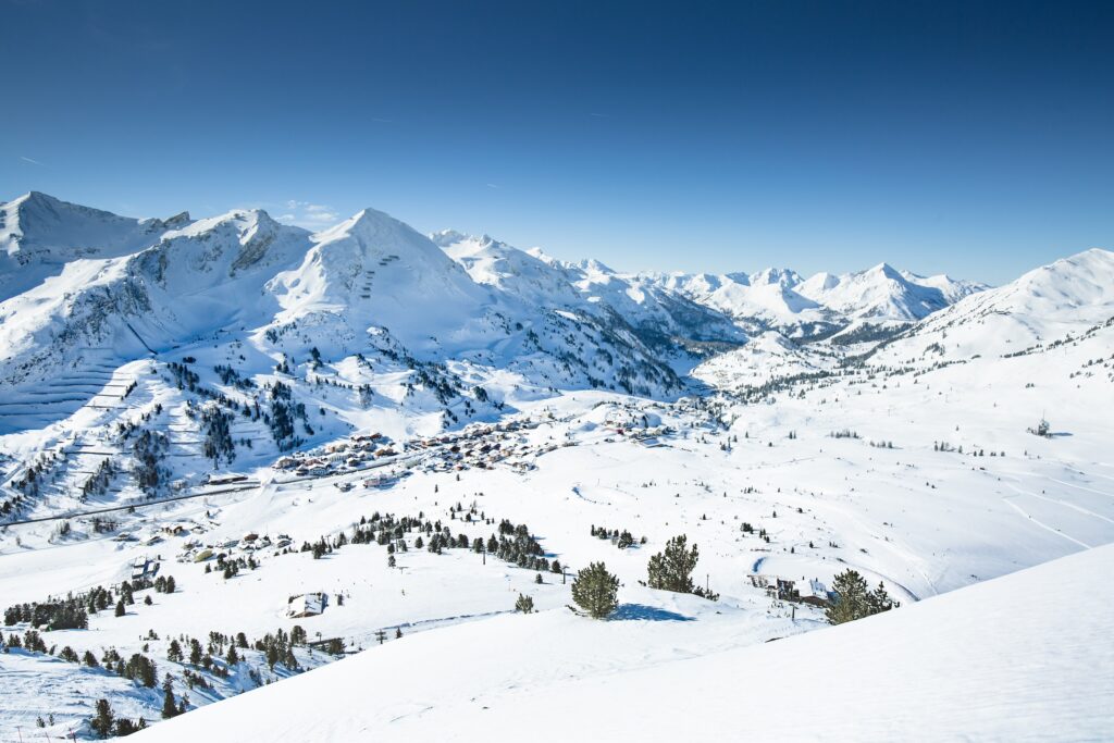 Ankommen in Obertauern: Was für ein Ausblick!